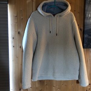 Guess Cream Sherpa Hoodie